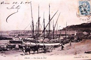 77- Oran - Un coin du port